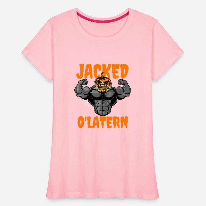 Jacked O Latern Swole Front Double Biceps