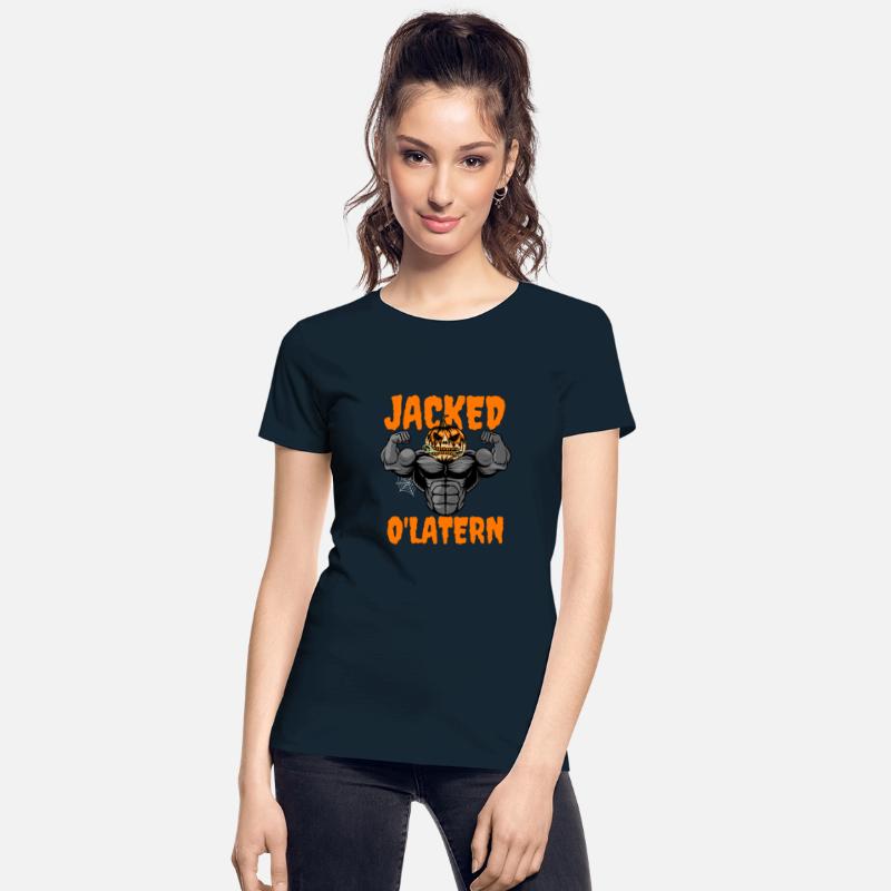 Jacked O Latern Swole Front Double Biceps