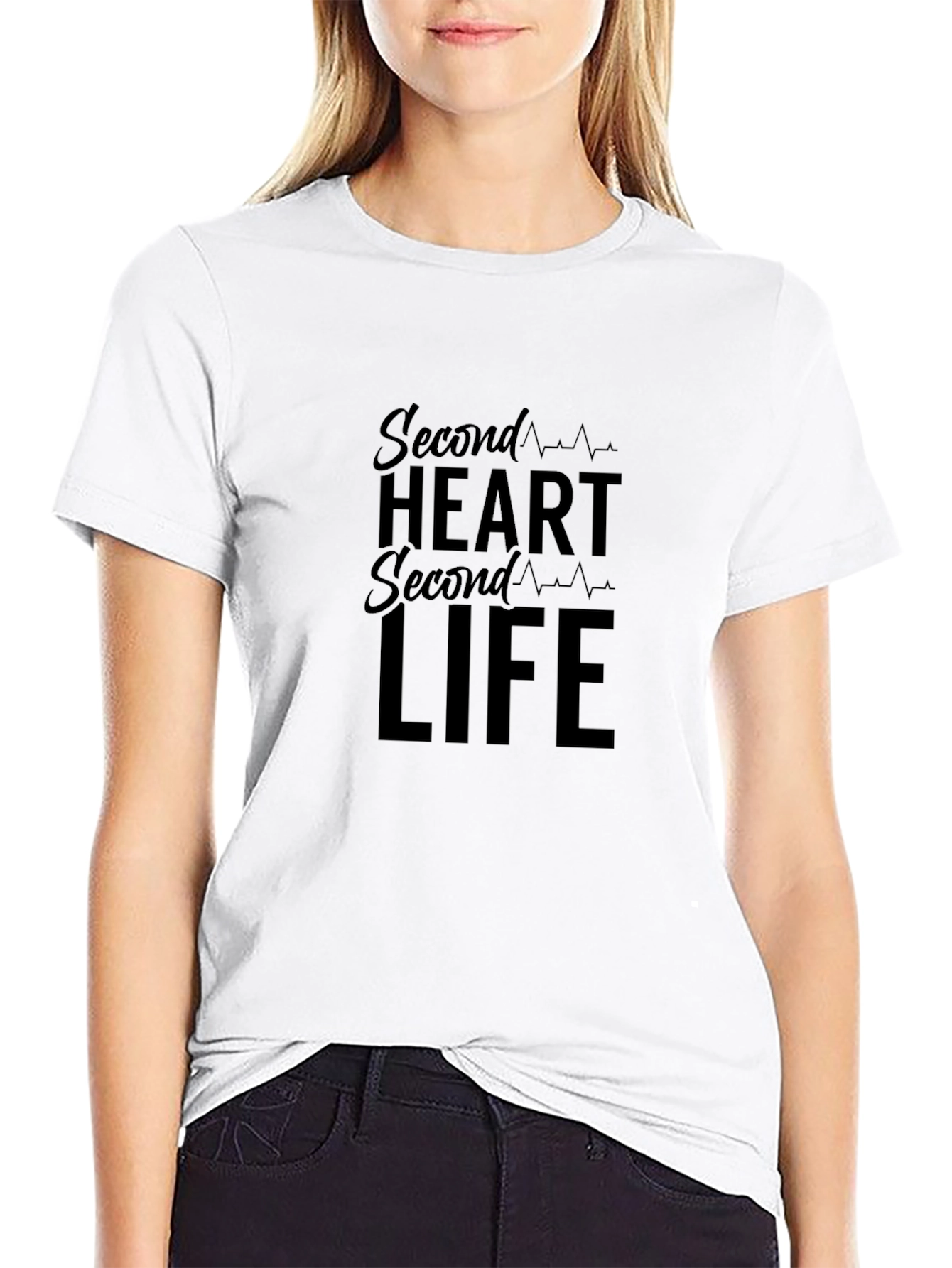 Second Heart Second Life Graphic Tee