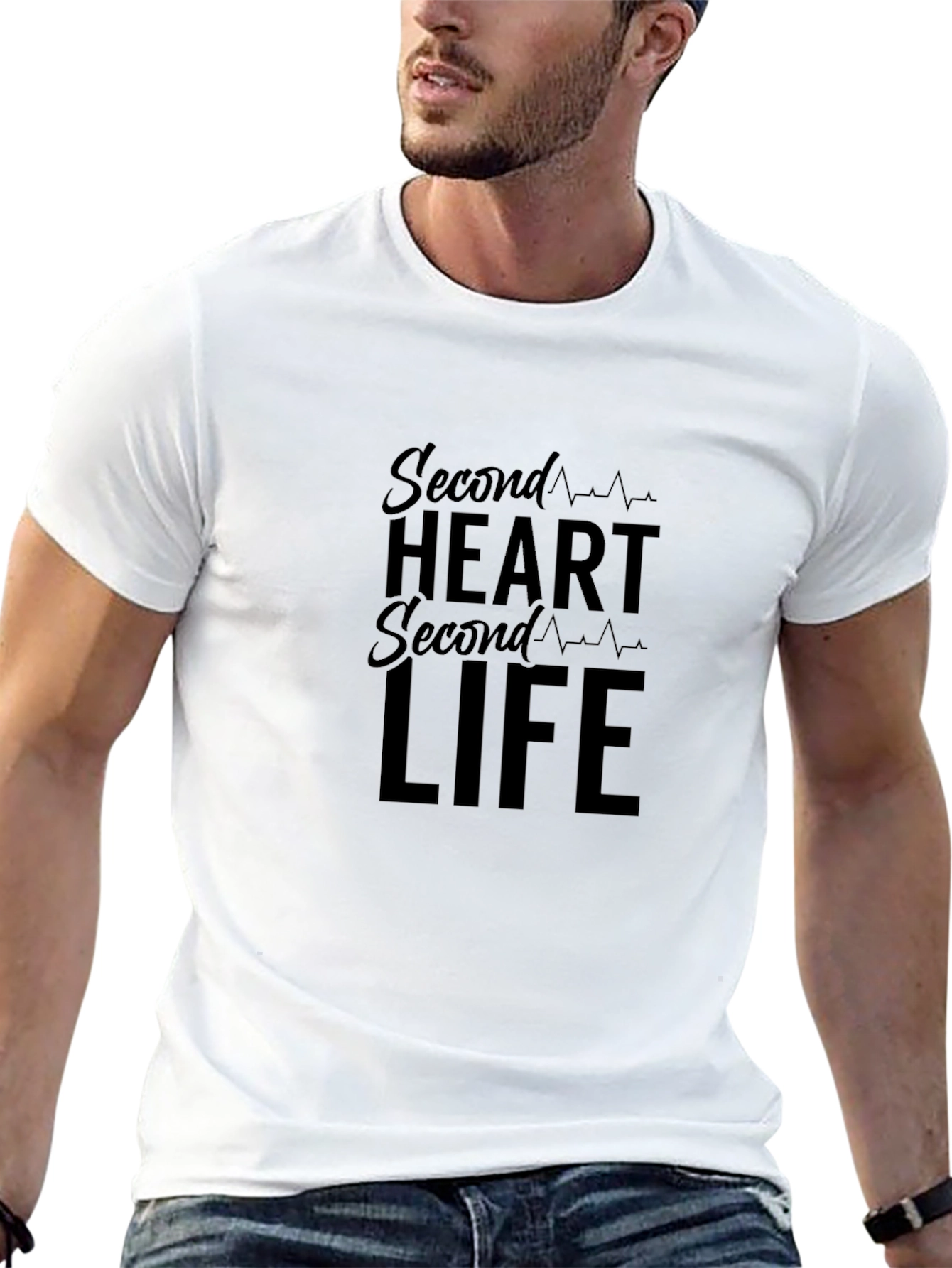 Second Heart Second Life Graphic Tee