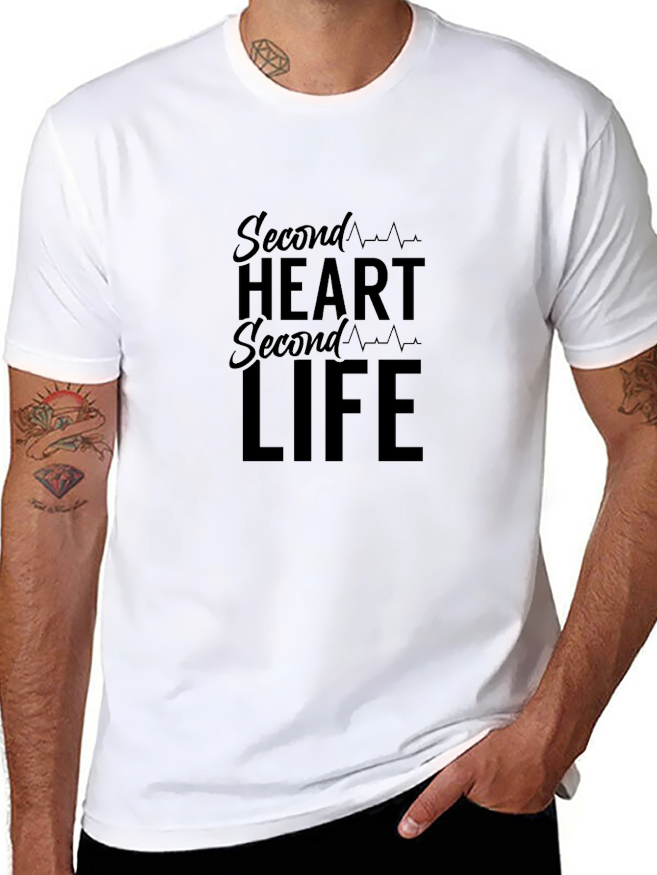 Second Heart Second Life Graphic Tee