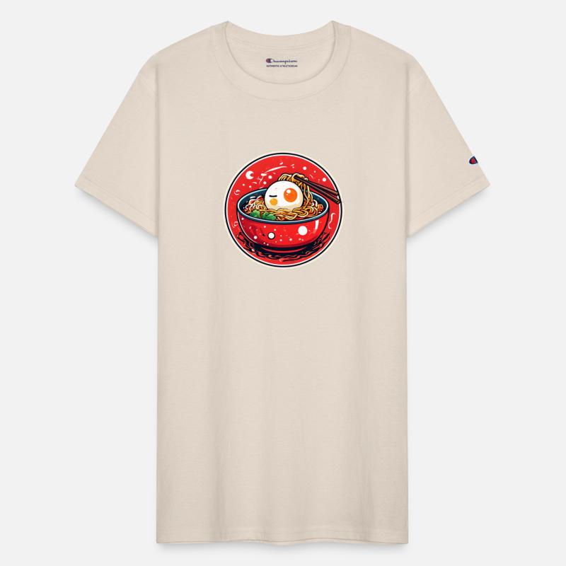 japanese bowl ramen noodles chopsticks with a face