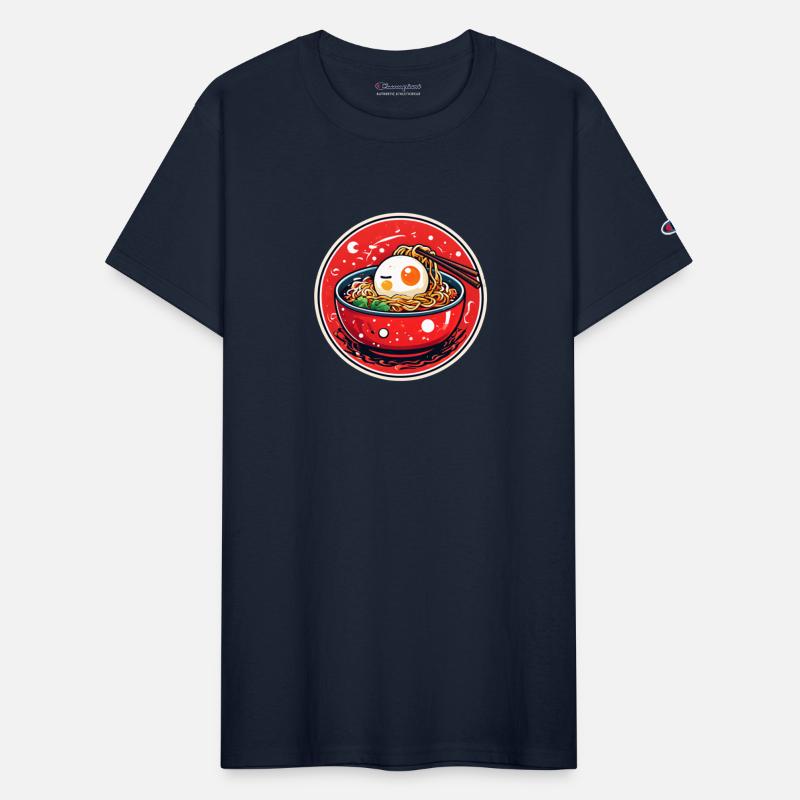 japanese bowl ramen noodles chopsticks with a face