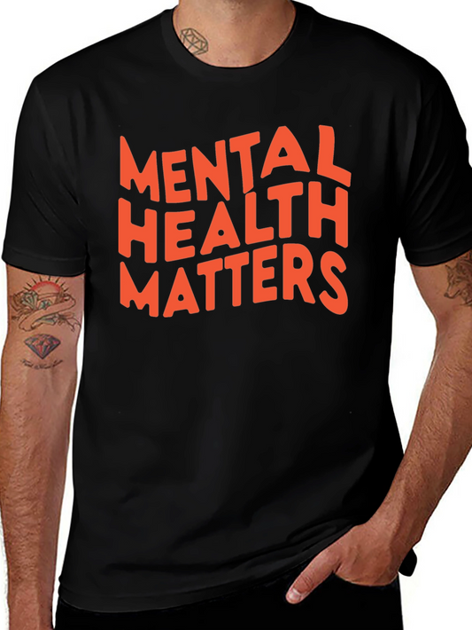 Mental Health Matters Graphic Tee - Black