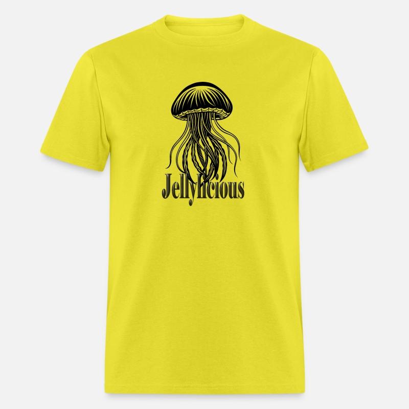 Jellylicious,Minimalist Jellyfish Illustration