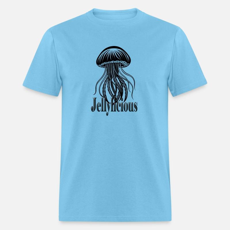 Jellylicious,Minimalist Jellyfish Illustration