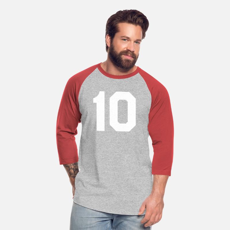 Jersey Number 10 Ten Athletic Sports