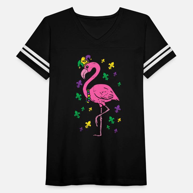 Jester Pink Flamingo Bird Animal Cute Mardi Gras C
