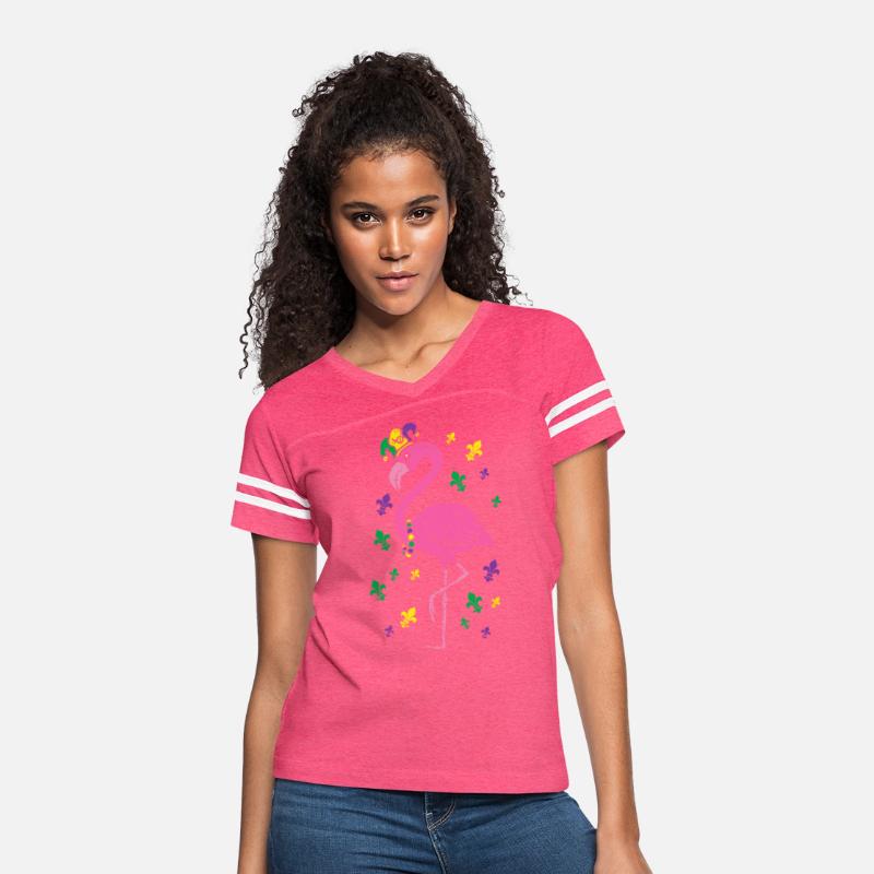 Jester Pink Flamingo Bird Animal Cute Mardi Gras C