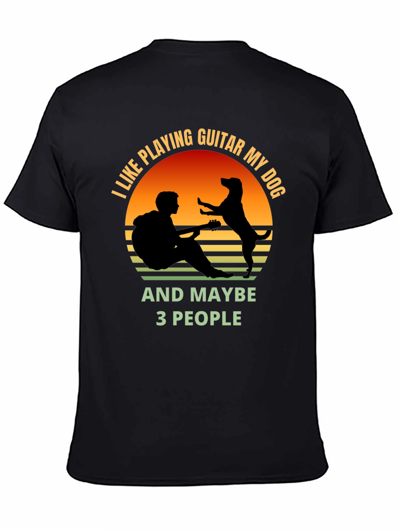 Guitar and Dog Lover T-Shirt