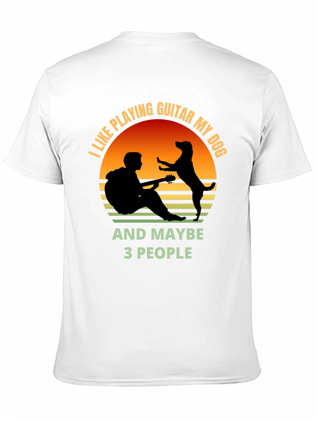 Guitar and Dog Lover T-Shirt