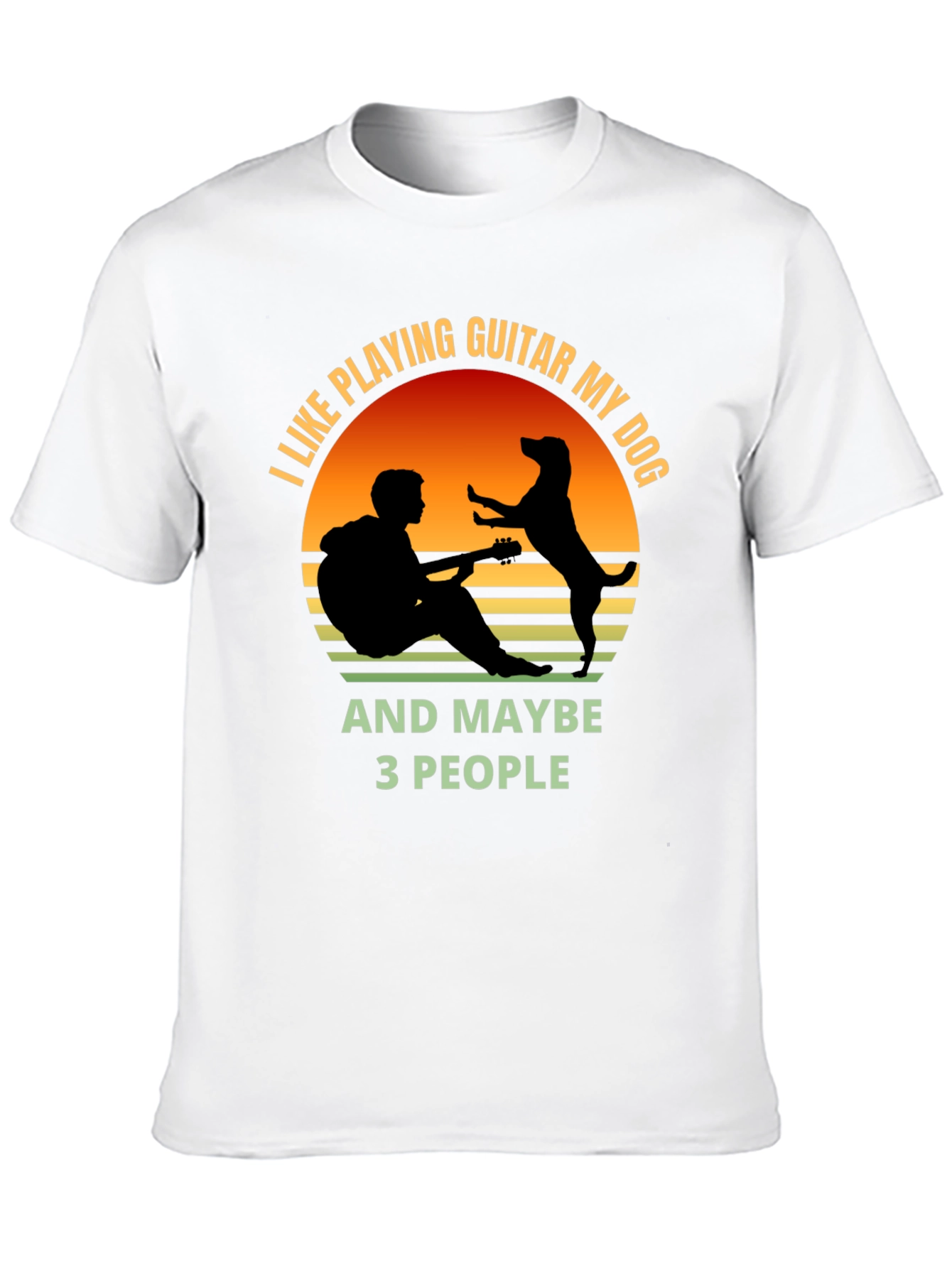 Guitar and Dog Lover T-Shirt