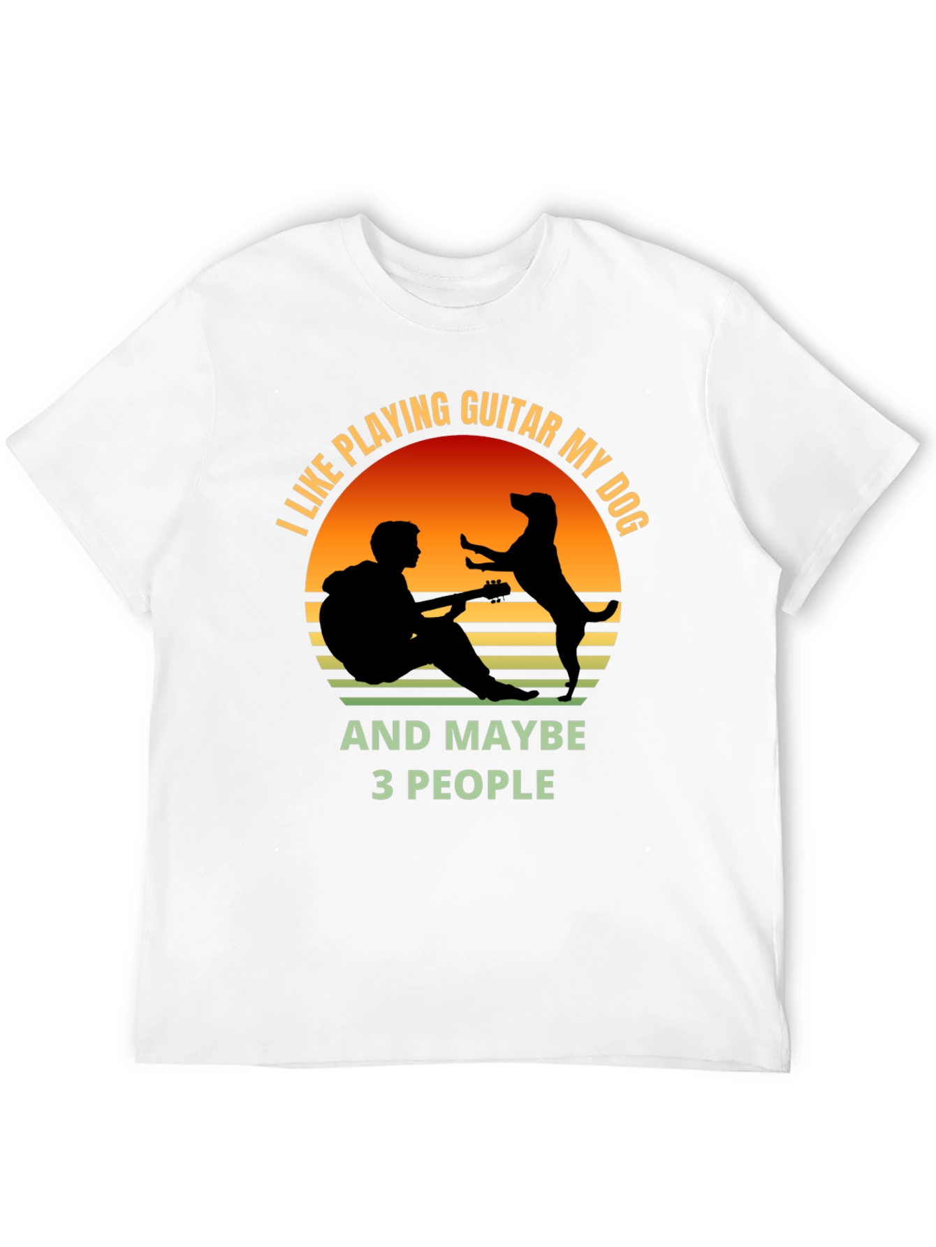 Guitar and Dog Lover T-Shirt