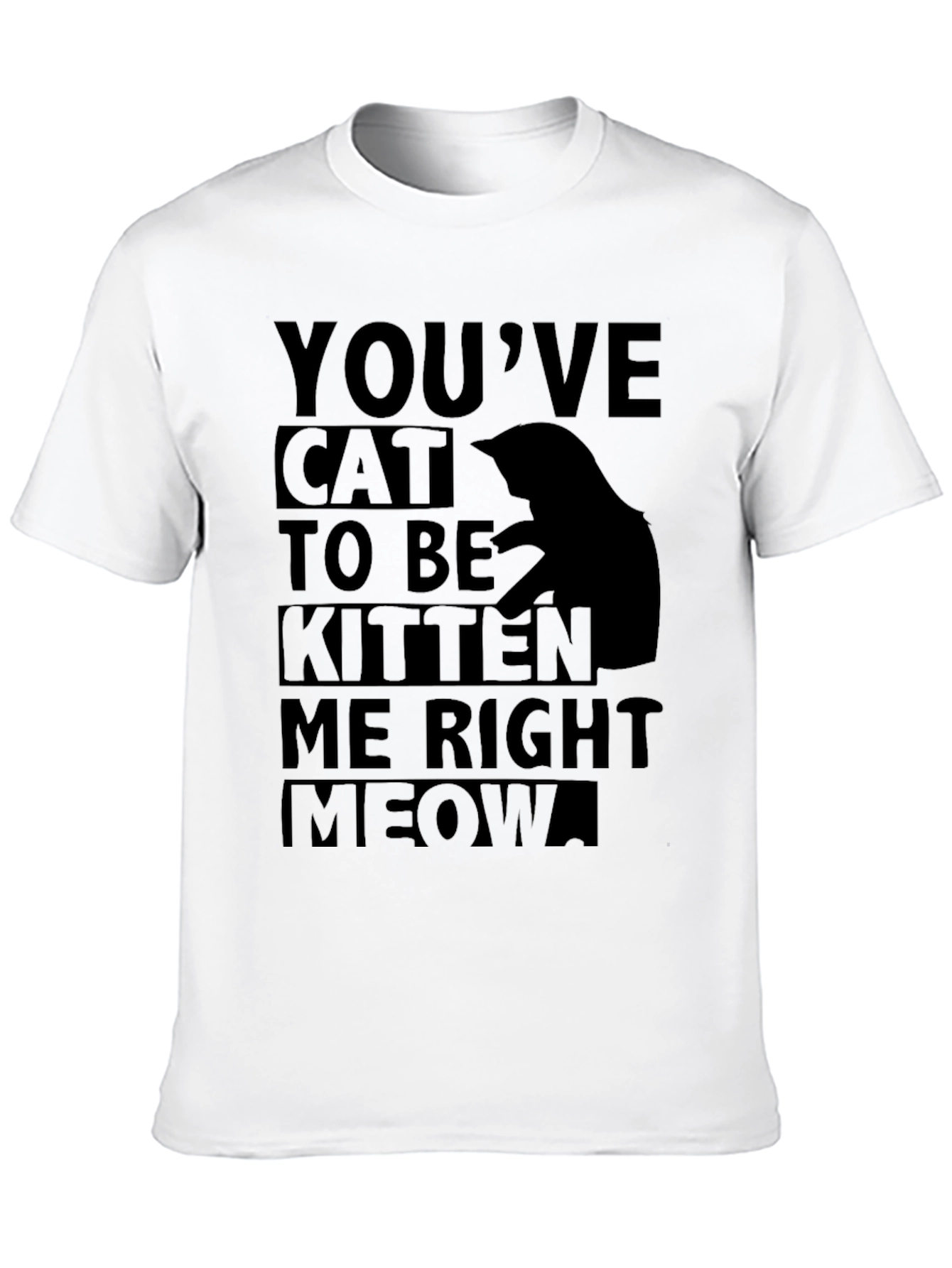 Youve Cat To Be Kitten Me Right Meow T-Shirt