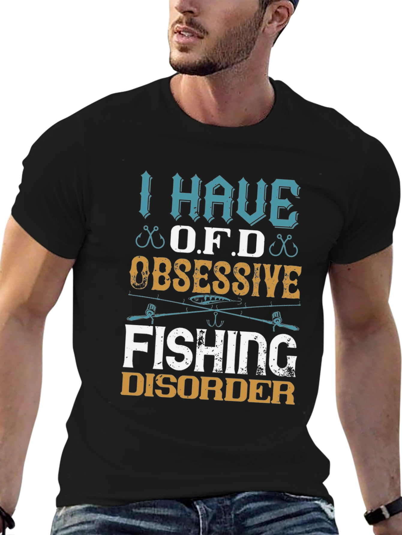 Obsessive Fishing Disorder Graphic Tee