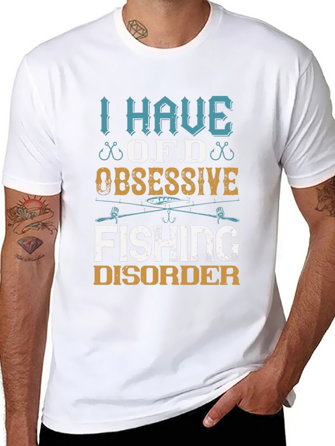Obsessive Fishing Disorder Graphic Tee