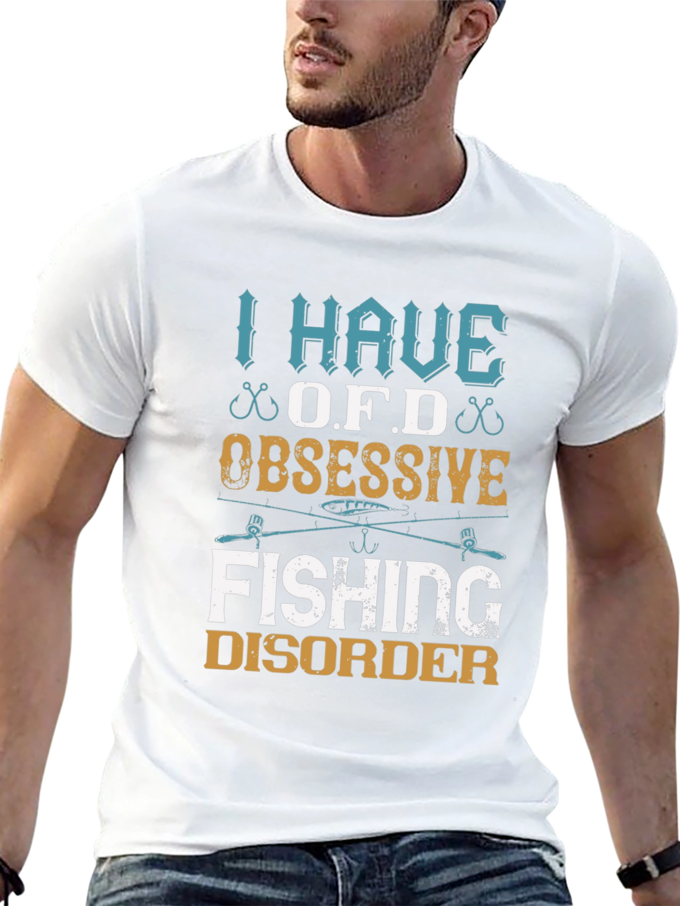 Obsessive Fishing Disorder Graphic Tee