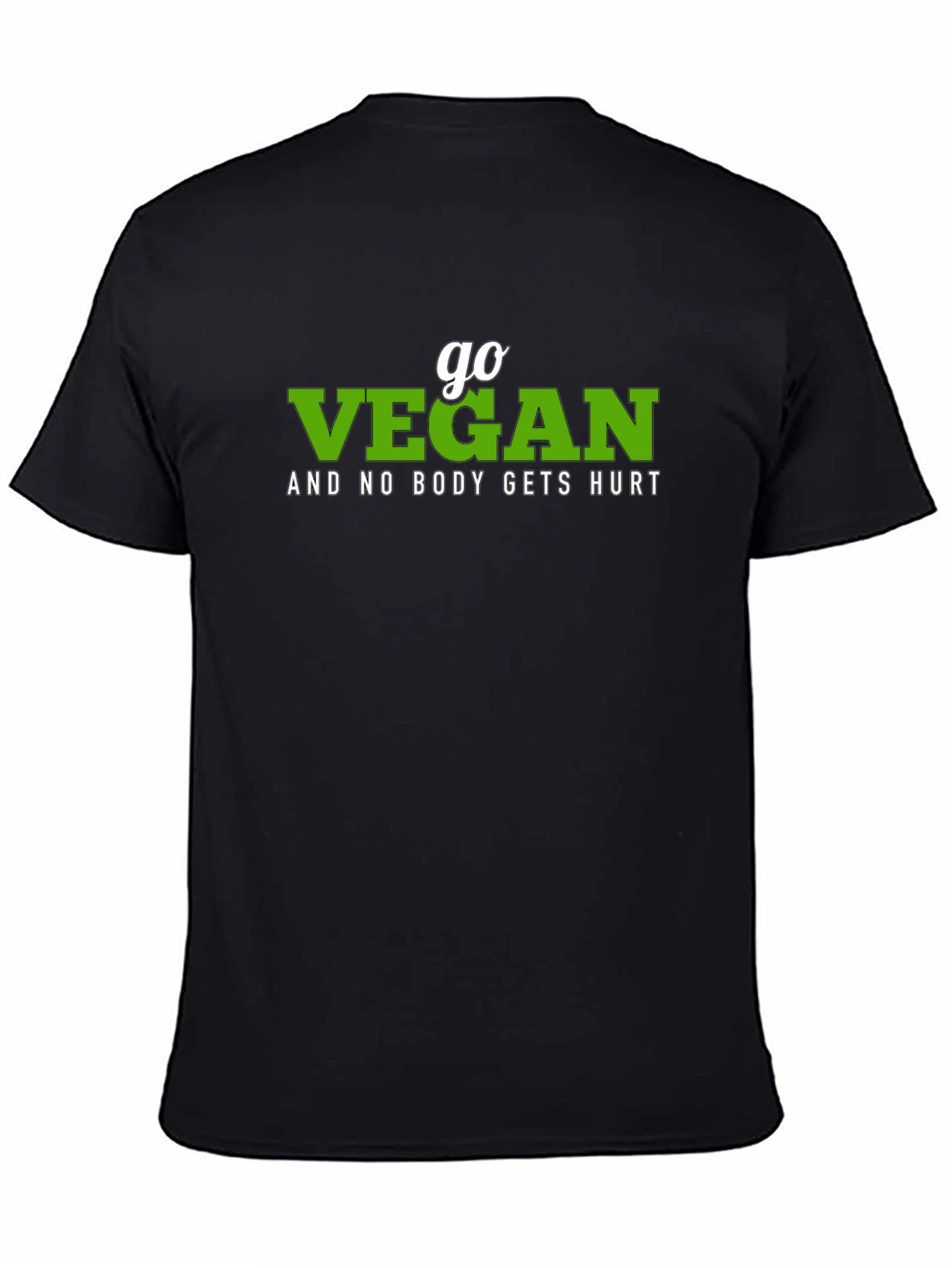 Go Vegan T-Shirt - Animal Rights Vegetarian Lifestyle