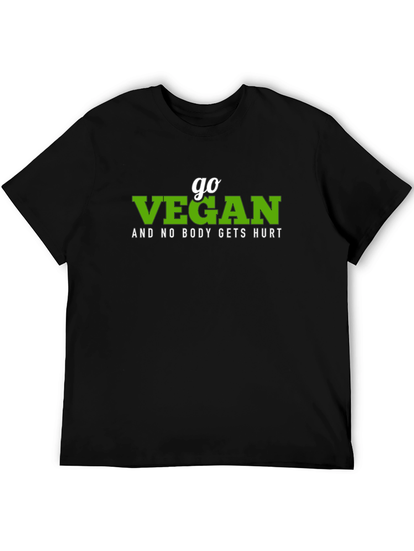 Go Vegan T-Shirt - Animal Rights Vegetarian Lifestyle