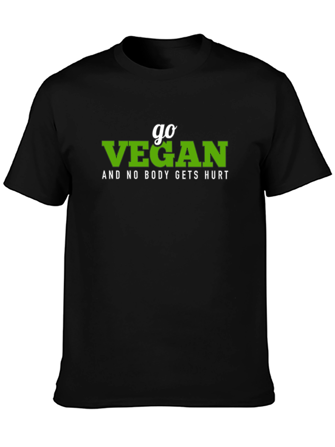 Go Vegan T-Shirt - Animal Rights Vegetarian Lifestyle