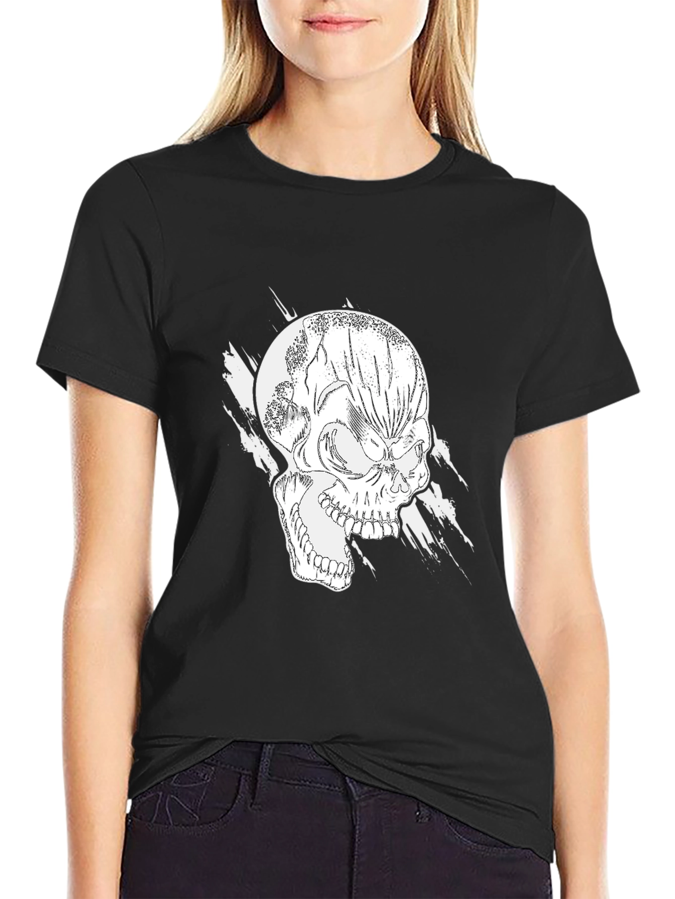 Skull Graphic Black T-Shirt