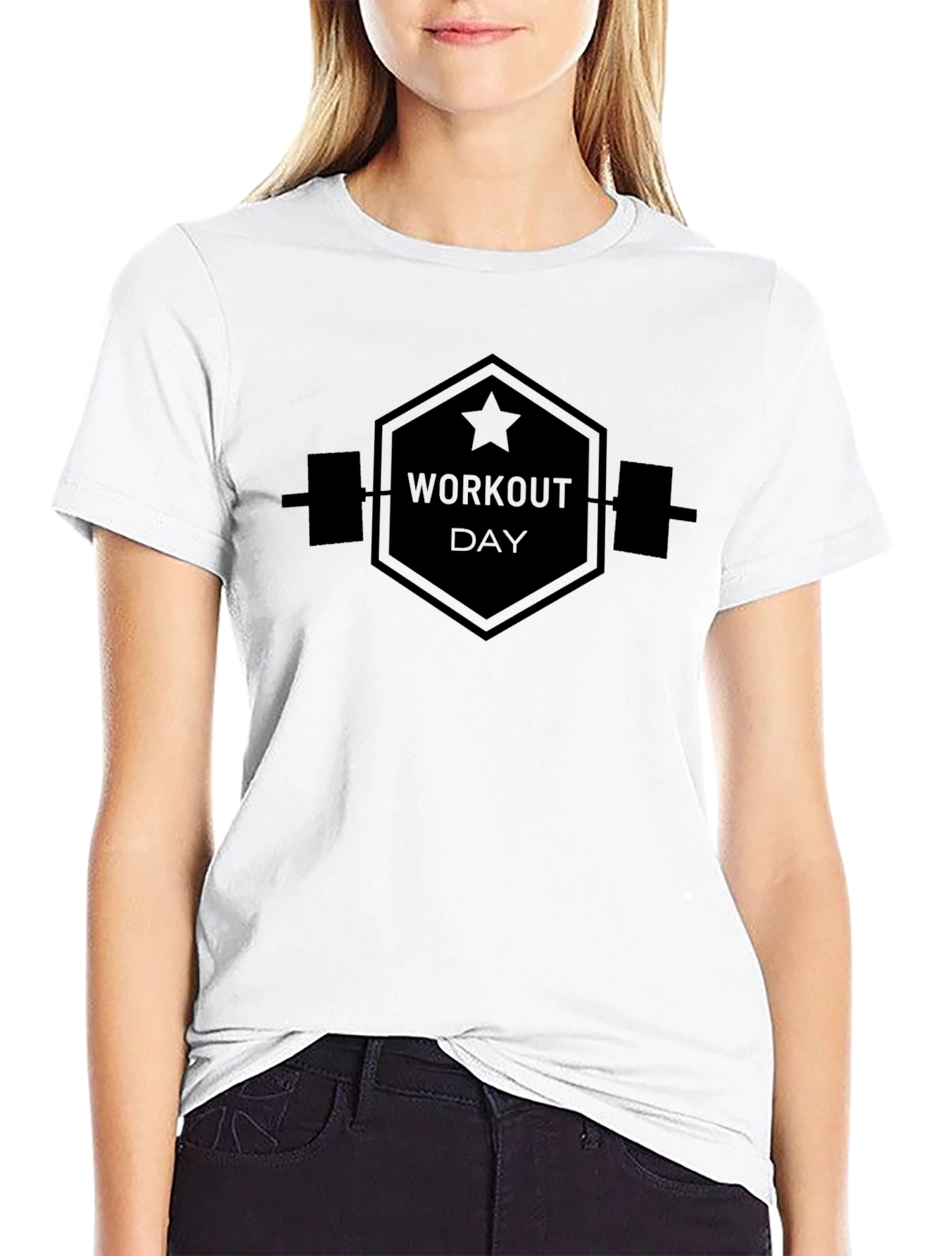 Workout Day Graphic T-Shirt - Gym Motivation