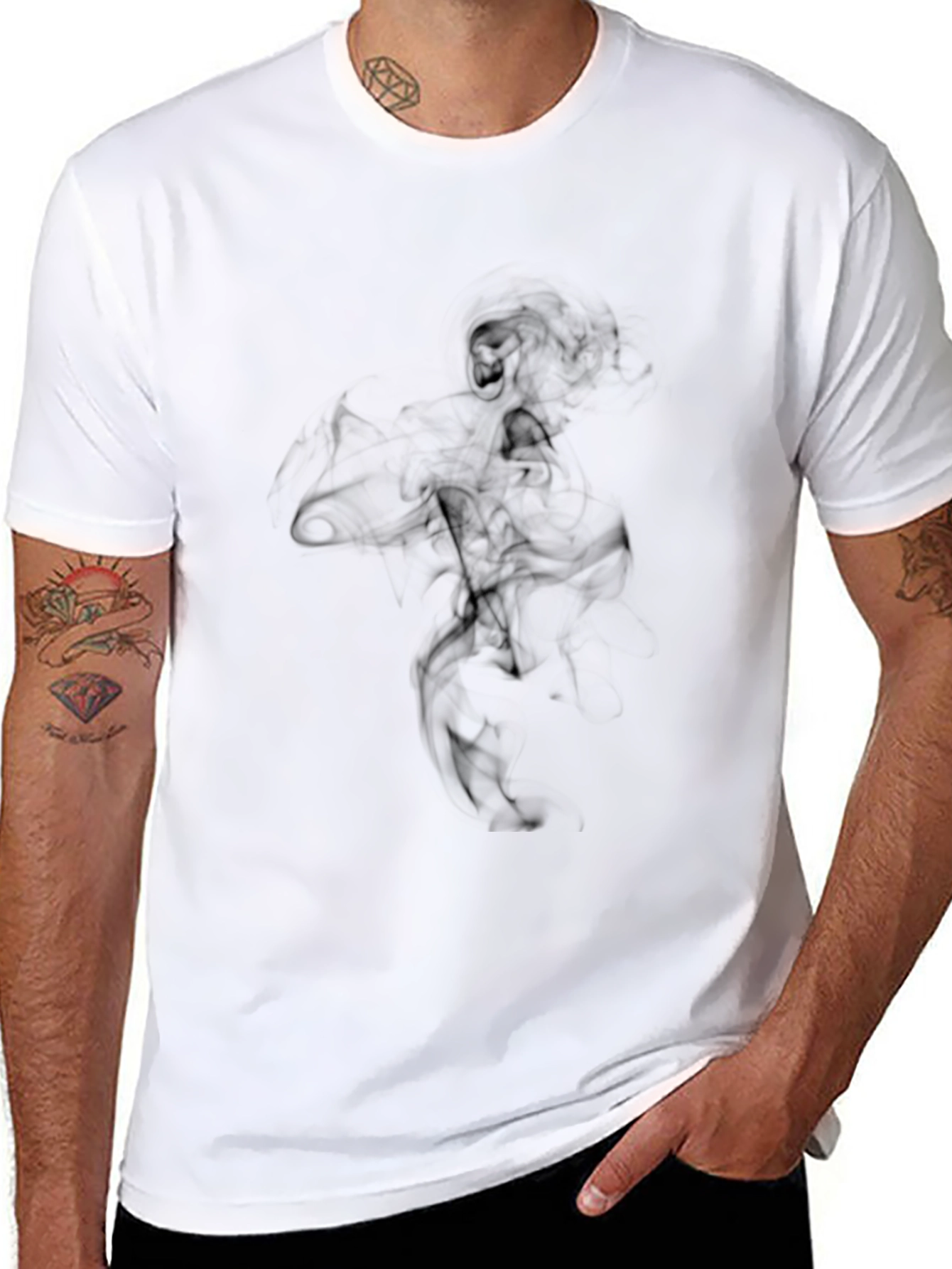 Smoked Silhouette Black T-Shirt
