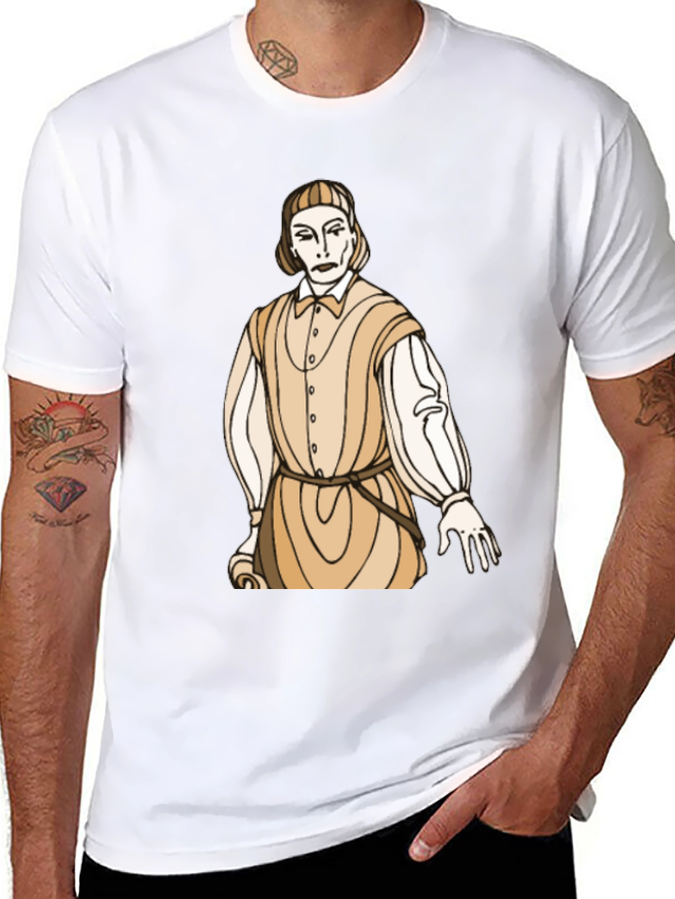 Renaissance Man Graphic Tee - Stylish and Unique
