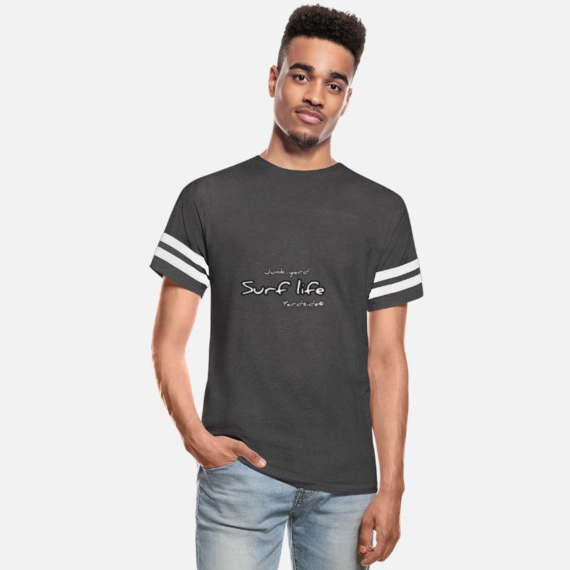 Junk yard Surf life Yardside font logo white