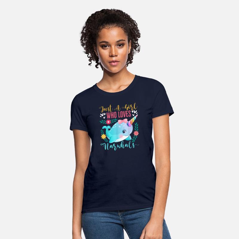 Just A Girl Who Loves Narwhals Narwhale Animals