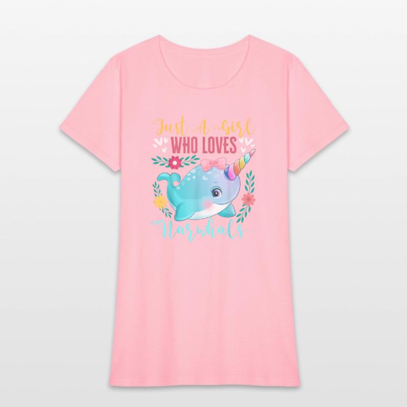 Just A Girl Who Loves Narwhals Narwhale Animals