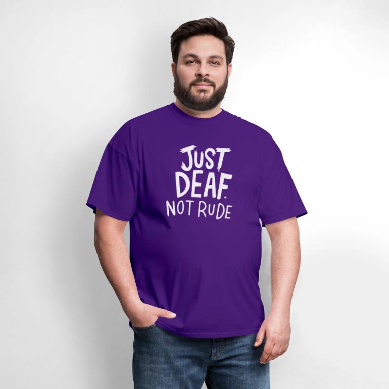 Just Deaf Not Rude Sign Language Deaf Awareness