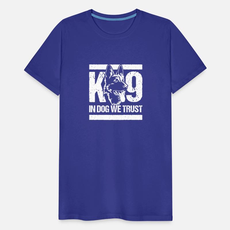 K-9 In Dogs We Trust Blue Line K9 Dog Unit Police