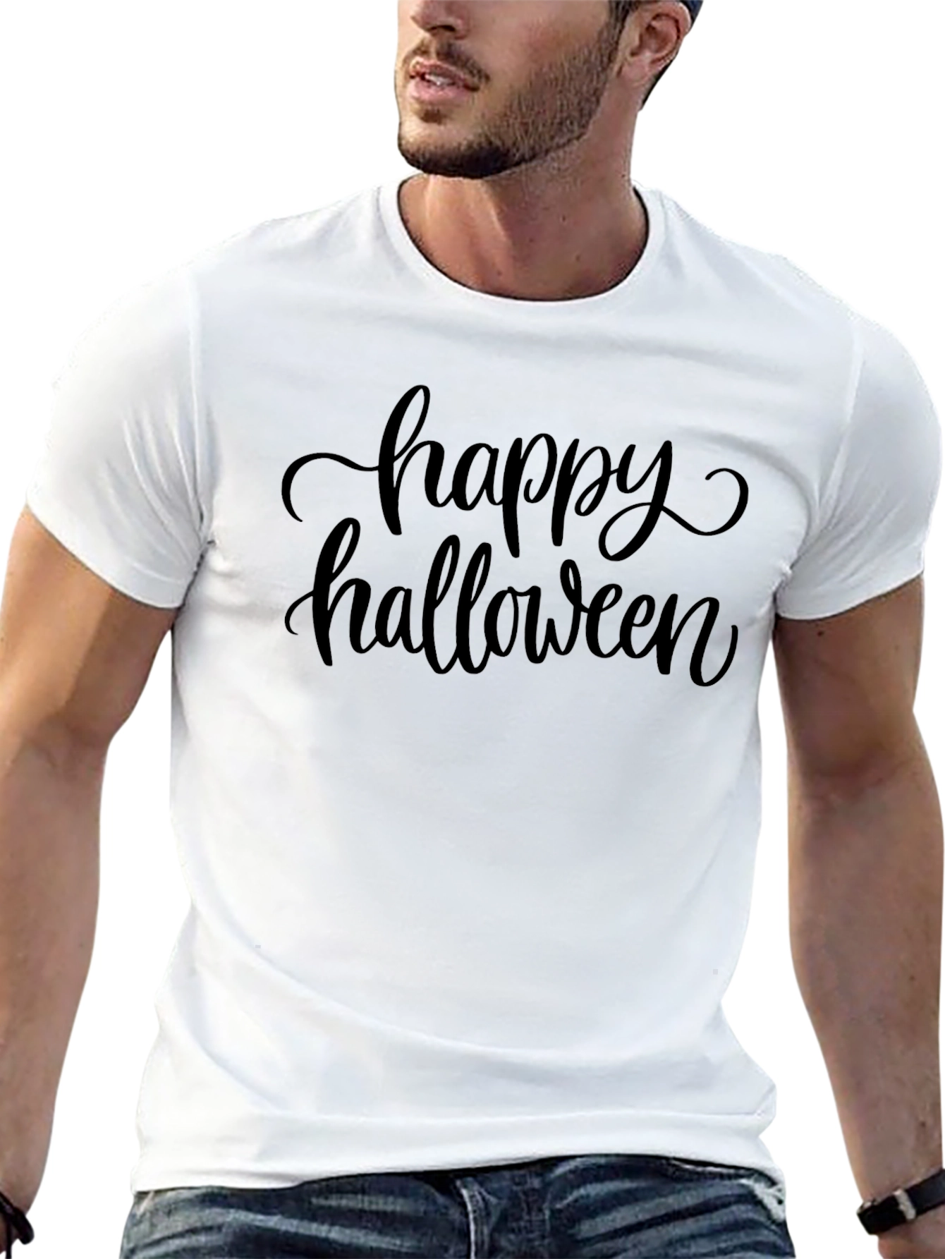 Happy Halloween Graphic Tee - Spooky Season Shirt