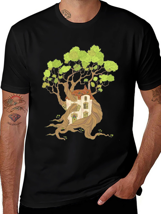 Treehouse Graphic Print Tee