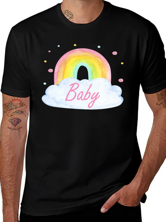 Rainbow Baby Graphic Tee - Soft Cotton Comfort