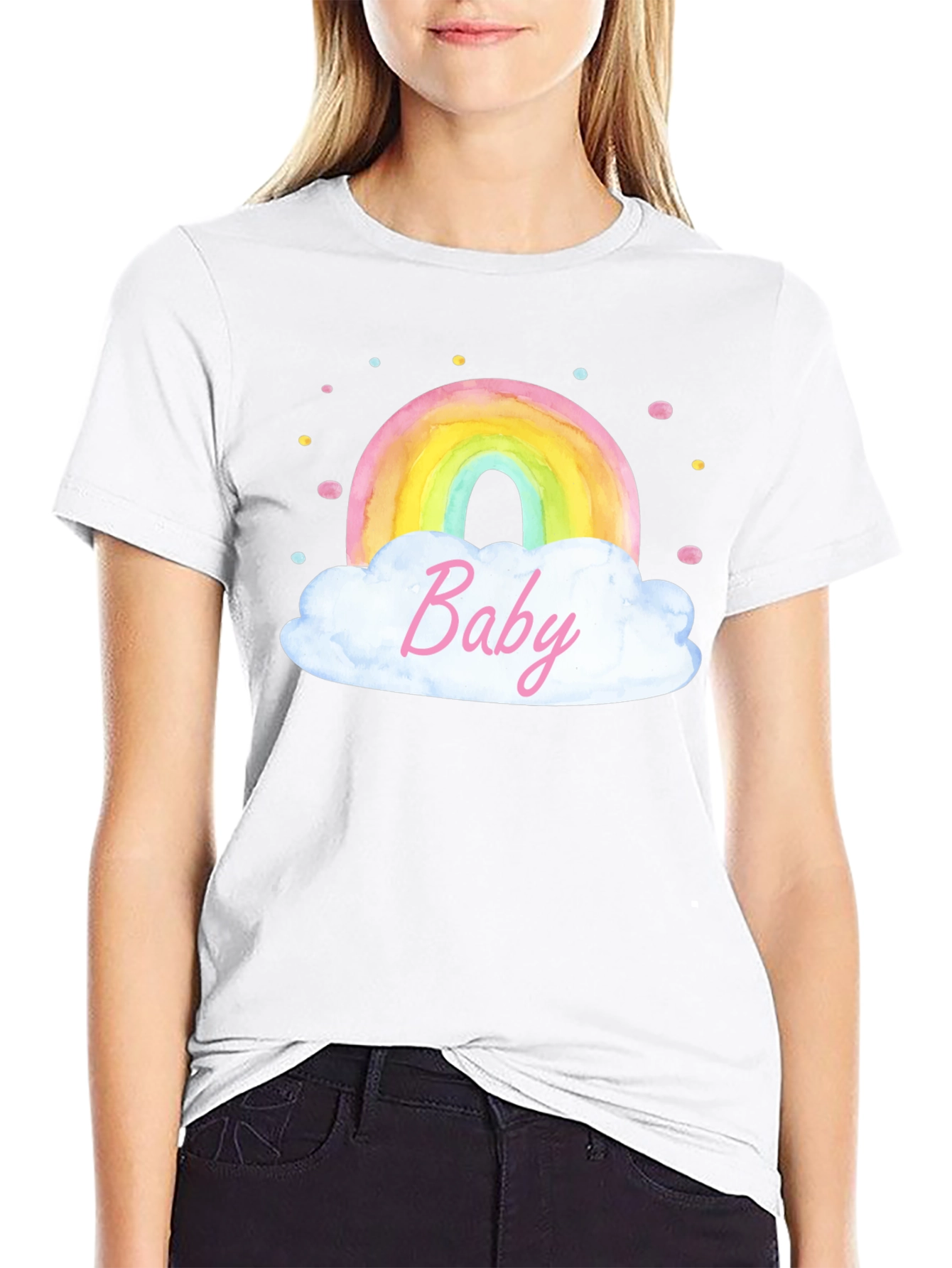 Rainbow Baby Graphic Tee - Soft Cotton Comfort