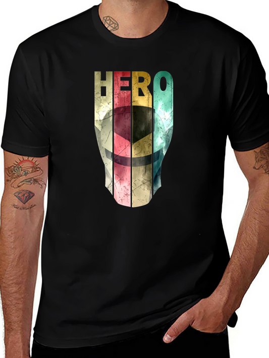 Retro HERO Graphic T-Shirt - Cool Vintage Design