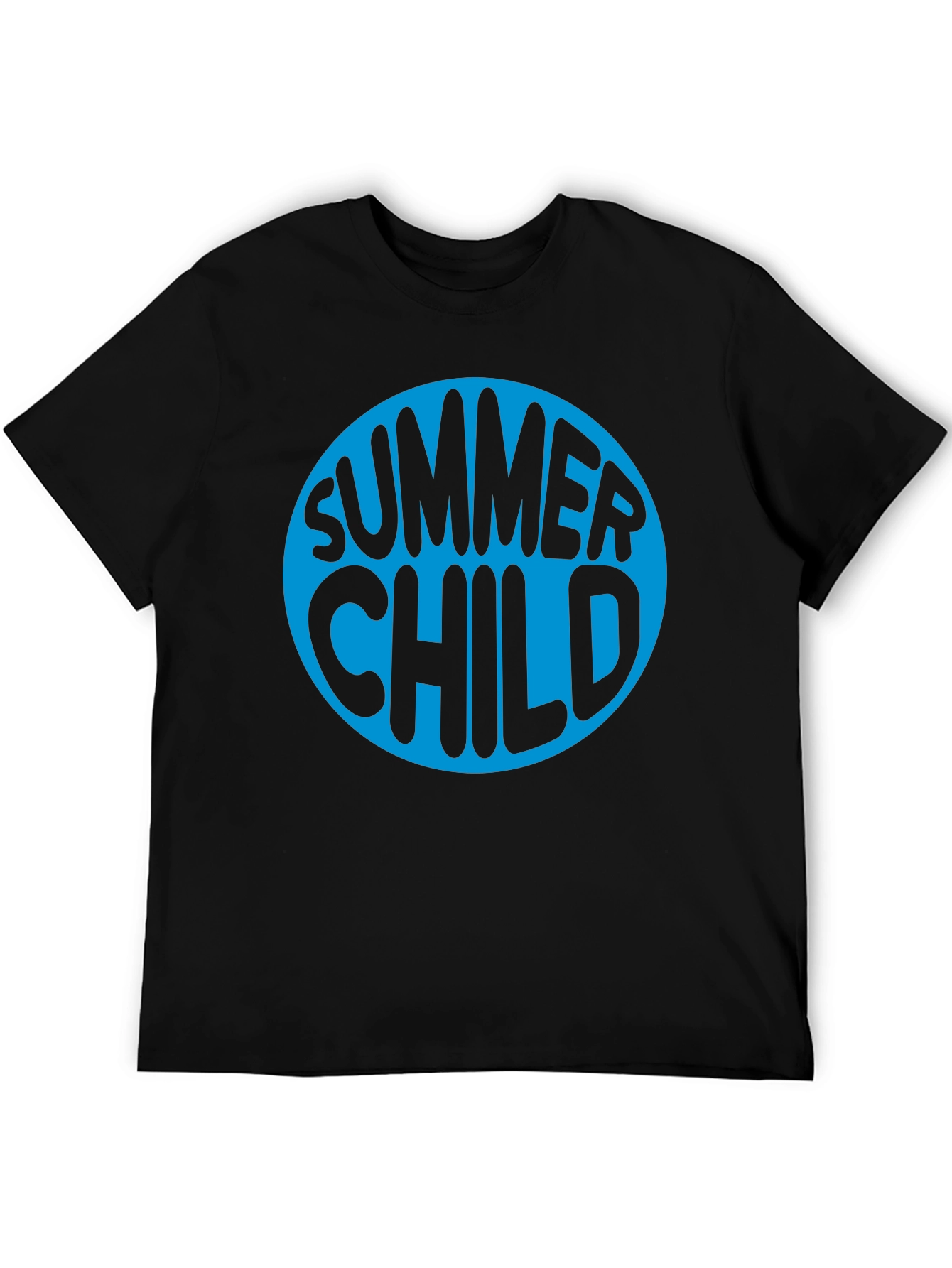 Summer Child Black T-Shirt