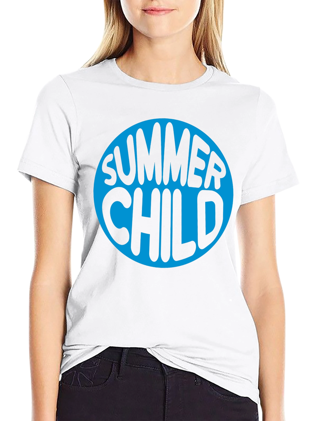 Summer Child Black T-Shirt