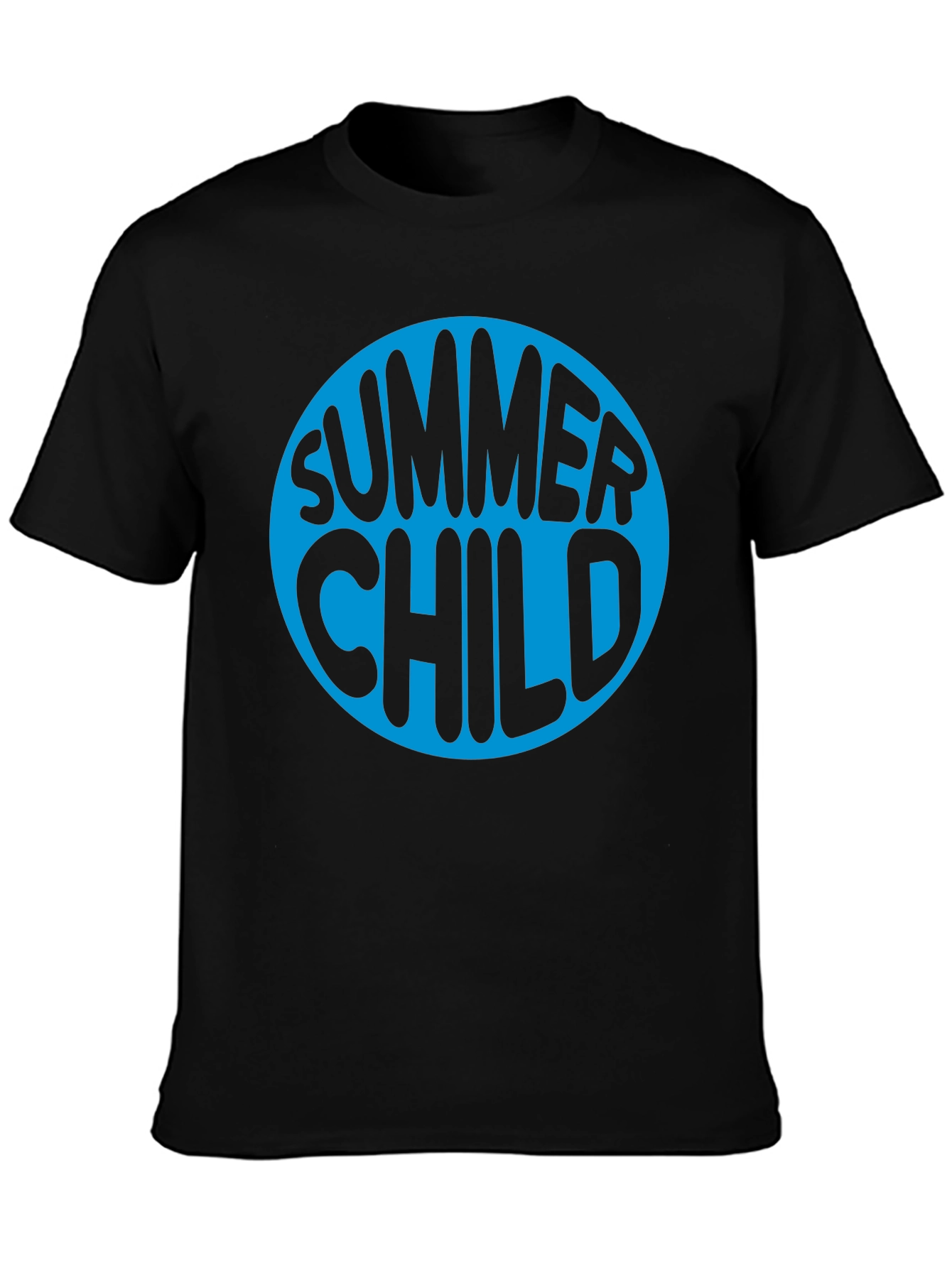 Summer Child Black T-Shirt