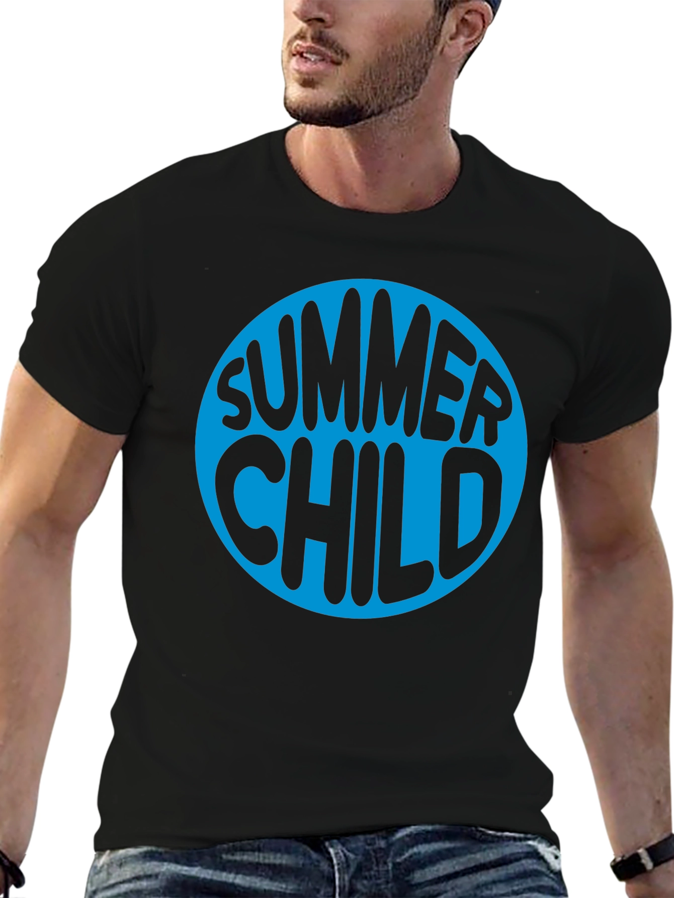 Summer Child Black T-Shirt