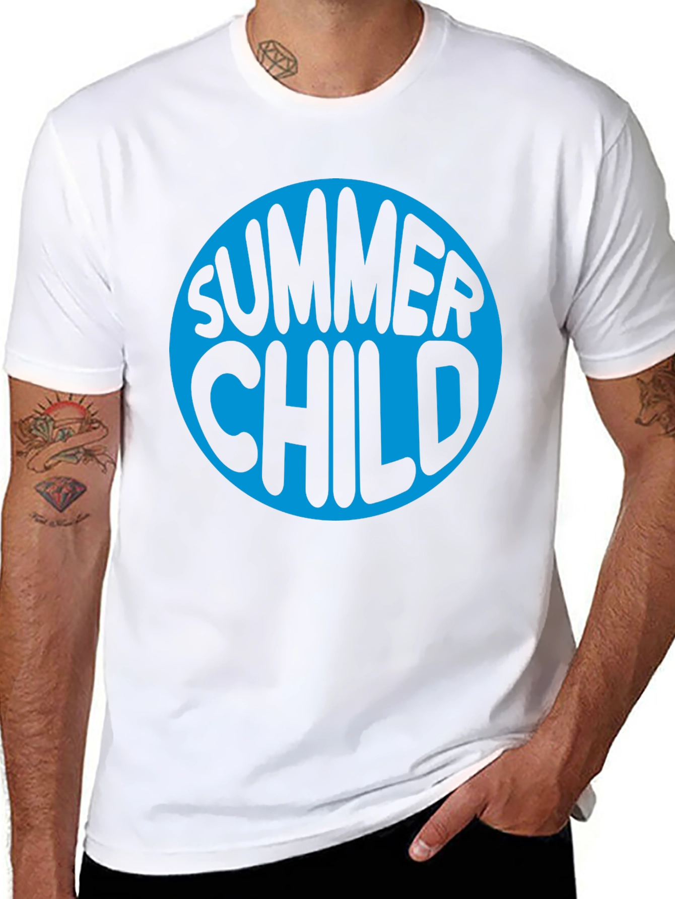 Summer Child Black T-Shirt
