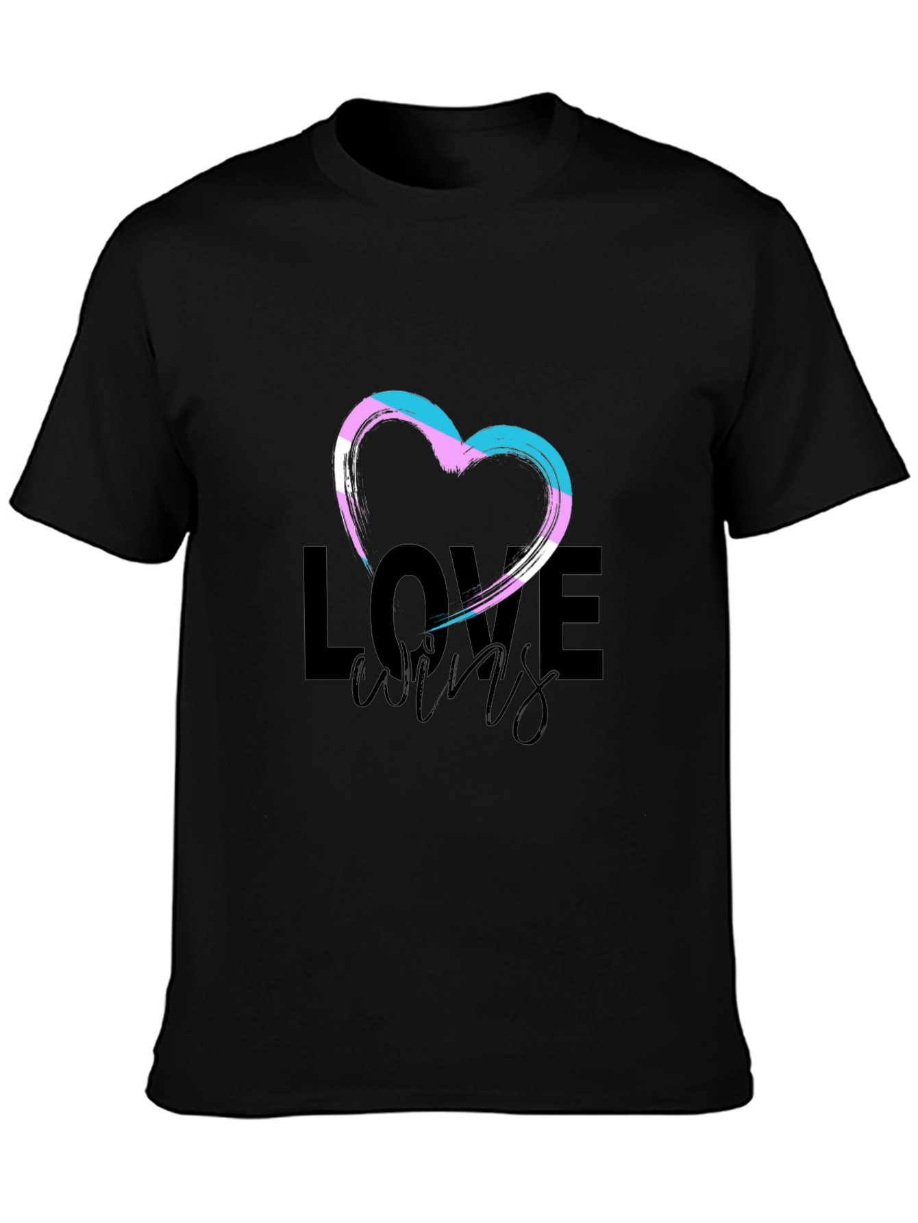 Love Wins Transgender Pride Heart T-Shirt