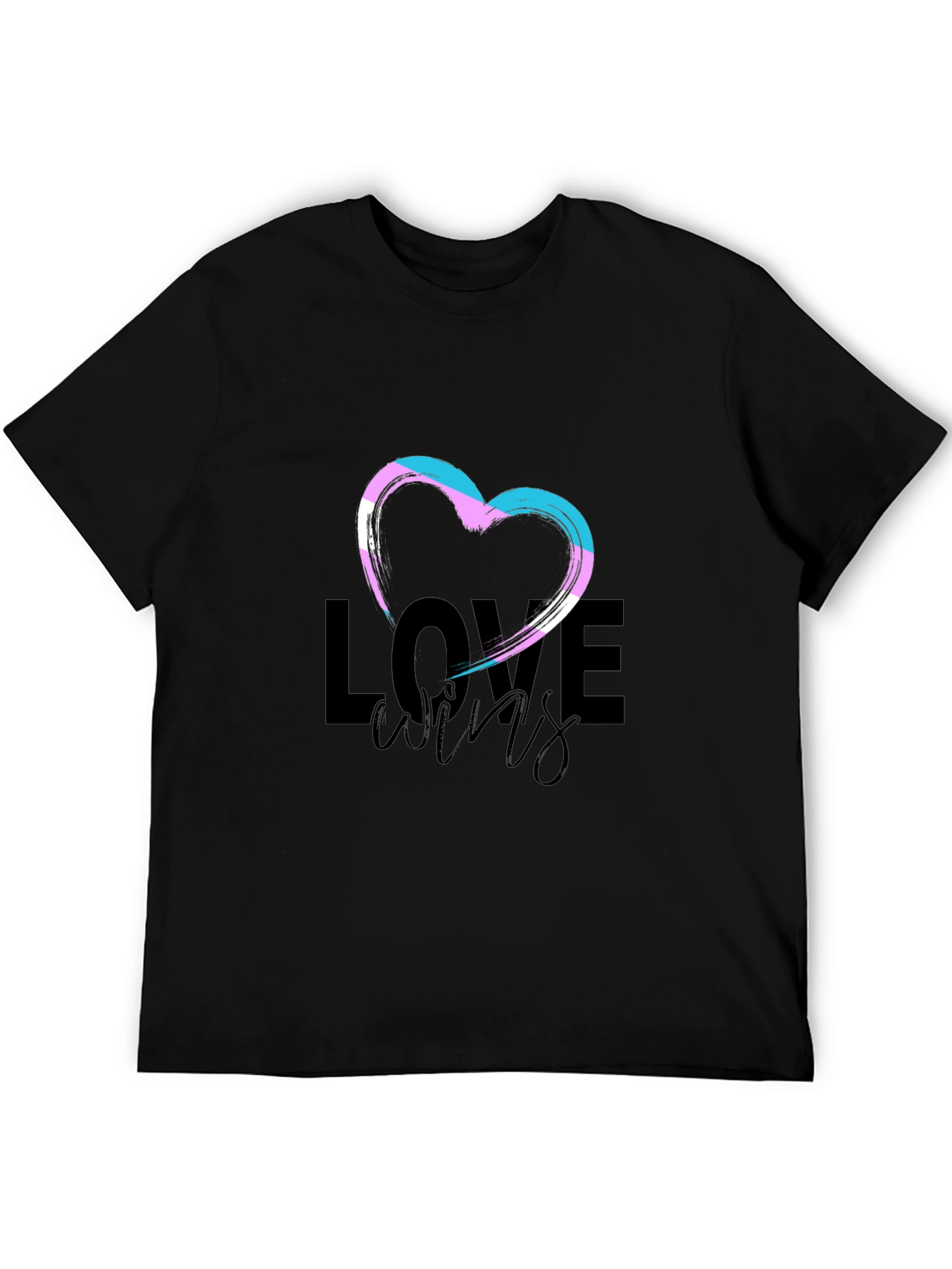 Love Wins Transgender Pride Heart T-Shirt