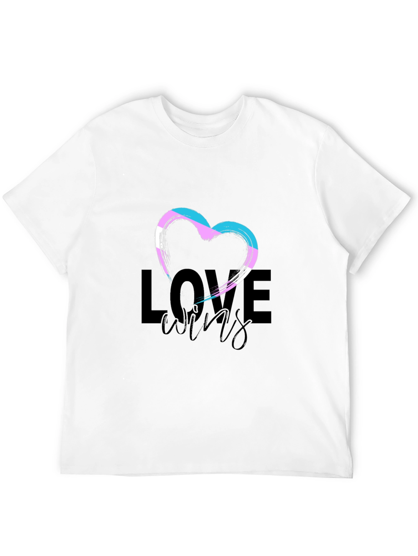 Love Wins Transgender Pride Heart T-Shirt