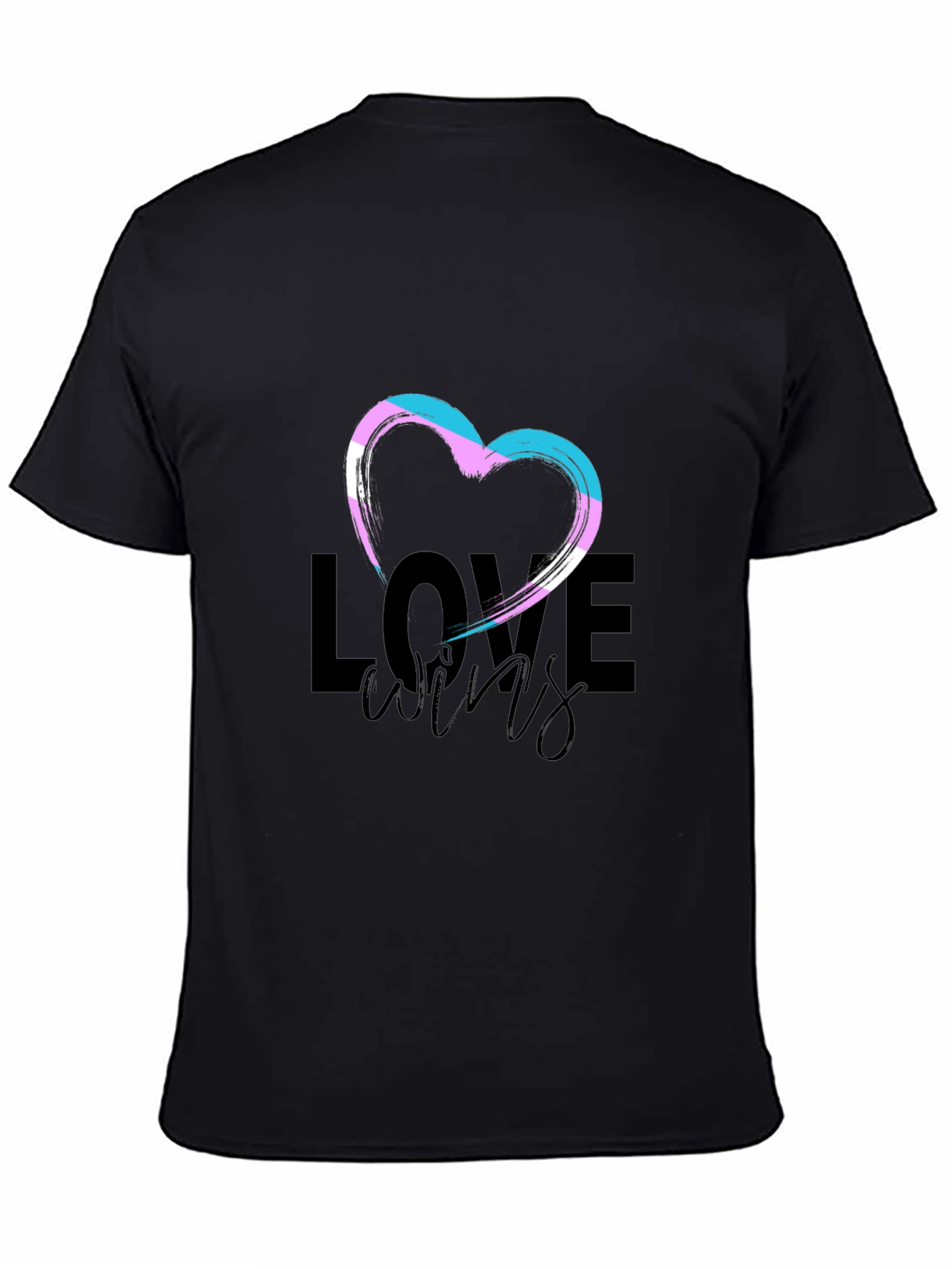 Love Wins Transgender Pride Heart T-Shirt