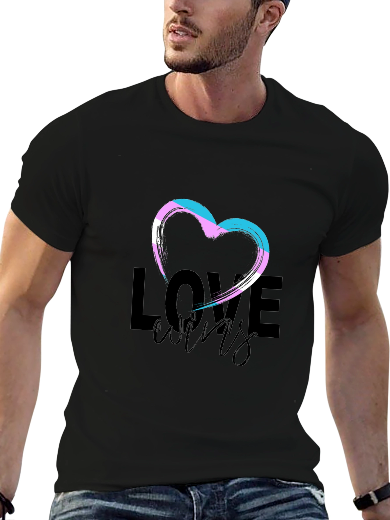Love Wins Transgender Pride Heart T-Shirt