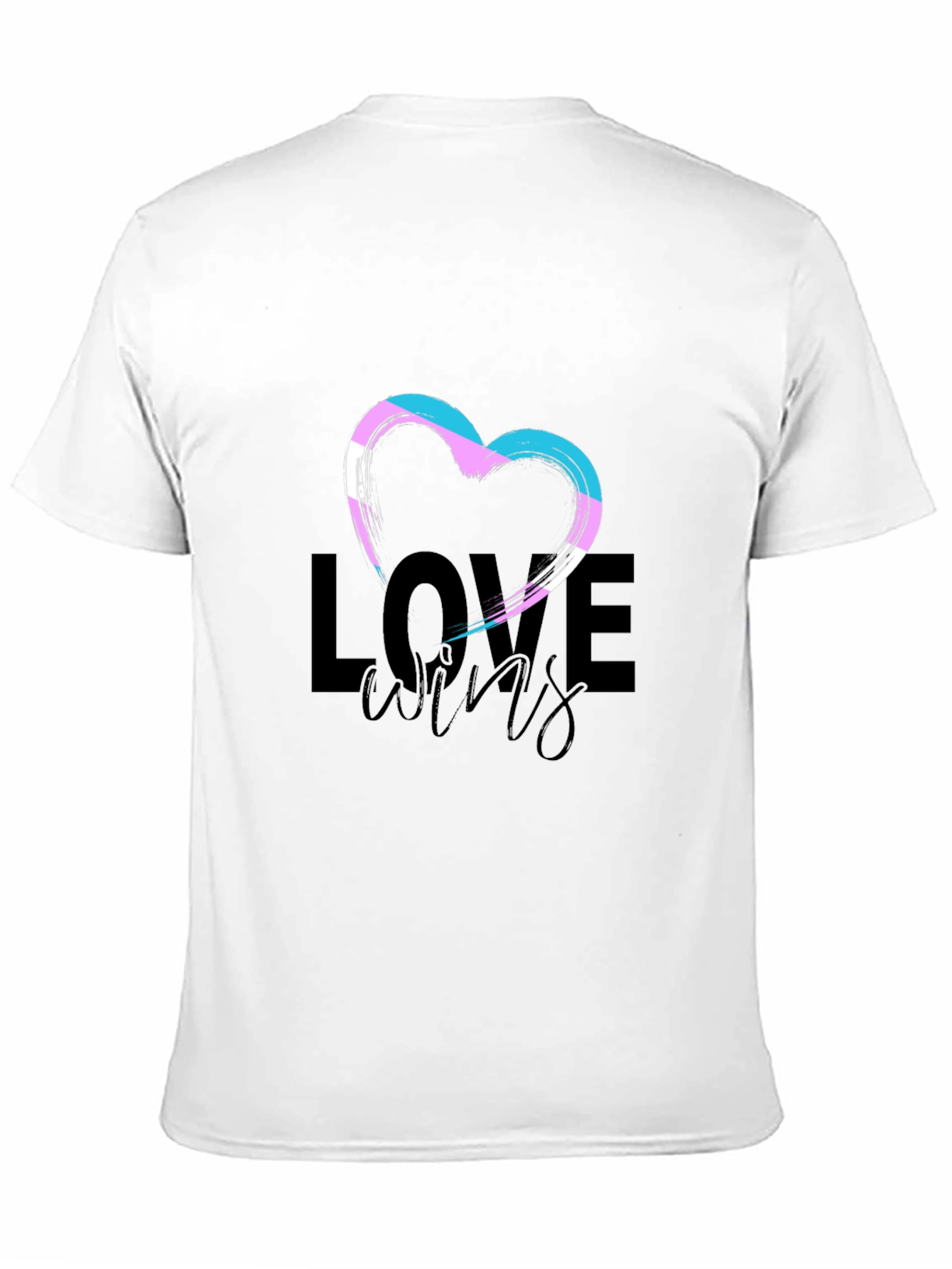 Love Wins Transgender Pride Heart T-Shirt