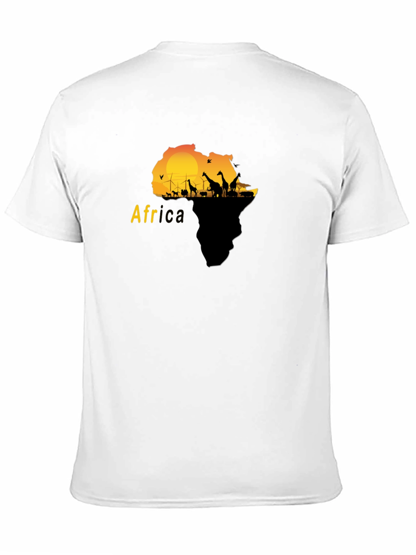 Africa Silhouette Graphic T-Shirt